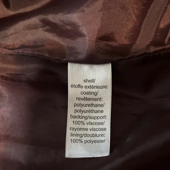 Maurices Deep Maroon faux Leather Jacket 2x - Picture 11 of 11